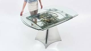 Table en verre extensible de chez Souffle d’Intérieur [upl. by Niraj830]