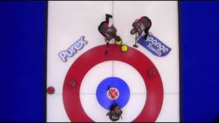 AGITopShots  2024 Scotties Tournament of Hearts  Ontarios Team Homan inhouse split for two [upl. by O'Reilly290]