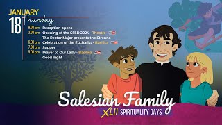 18 JANUARY 2024  AFTERNOON  SALESIAN FAMILY SPIRITUALITY DAYS 2024 [upl. by Amitak]