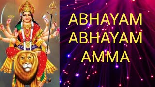 ABHAYAM ABHAYAM AMMA Art Of Living Devi Bhajan spinaction8945 [upl. by Elleimac]