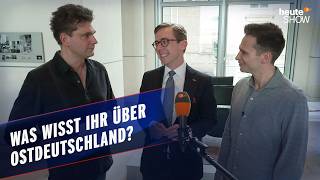 Das große OstdeutschlandQuiz Fabian Köster amp Lutz van der Horst im Bundestag  heuteshow [upl. by Yelrihs742]