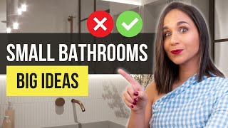 ✅ TOP 10 Ideas for SMALL BATHROOMS  Interior Design Ideas and Home Decor  Tips and Trends [upl. by Ong]