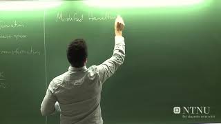 Classical Mechanics lecture 45 Canonical transformations Part 3  Jacob Linder [upl. by Esialb]