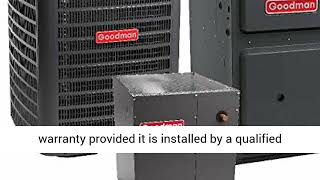 Goodman 5 Ton 14 SEER Air Conditioner GSX140601 Coil CAPF4961D6 120000 BTU 96 AFUE Upflow Gas Fu [upl. by Newel92]