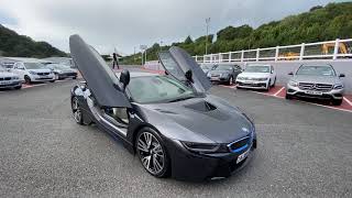 2015 BMW i8 COUPE Hybrid Electric in Sophisto Grey for sale Castle Motors [upl. by Daahsar]