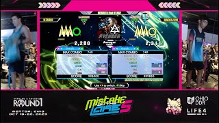 MotL 5 harujun vs Kevbo at Mistake on the Lake 5 DDR Singles Top 16 Bracket Winners Semi Final [upl. by Celio124]