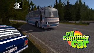 My Summer Car 19  Actualización Vías del Tren Camión Bus Auto Amarillo y mas [upl. by Elime390]