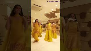 Surprise Bridesmaid Dance for the Bride at the Haldi Ceremony haldi haldiceremony dance [upl. by Euqinehs730]