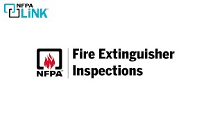 Find Fire Extinguisher Inspection Requirements with NFPA LiNK® [upl. by Shugart556]