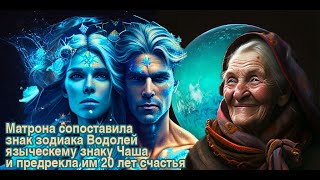 Матрона сопоставила знак зодиака Водолей с языческим знаком Чаша и предрекла им 20 лет счастья [upl. by Kciredec908]