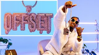 Offset Shows Off His Insane Jewelry Collection  GQ [upl. by Avril238]