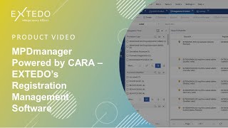 MPDmanager Powered by CARA  EXTEDOs IDMP Software and Master Data Management Solution [upl. by Kacie]