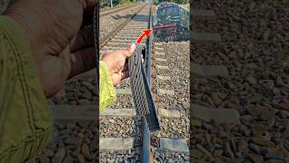 Train vs Belt  Not unfair but lets see what happens challenge railway train [upl. by Keldah118]