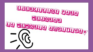 Memoria auditiva EJERCICIOS PARA CANTANTES [upl. by Sukramaj724]