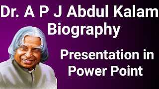 ppt presentation kaise banaye  Dr APJ Abdul Kalam par presentation in power pointcreate small ppt [upl. by Youngman]