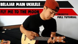 Tutorial Ukulele Pemula FRANK SINATRA  FLY ME TO THE MOON [upl. by Akiehsal]