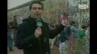 Caída del Muro de Berlín nota de prensa Canal 13 1989 [upl. by Nebe470]