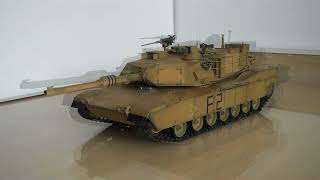 116th scale Abrams sound comparison  Tamiya vs Clark TK22 [upl. by Munafo]