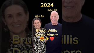 Bruce Willis and Demi Moore Before amp After brucewillis demimoore trandingshorts [upl. by Anelaj]