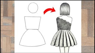 How to draw a girl backside drawing pencil drawing drawing easy for beginners drawing [upl. by Aliek]