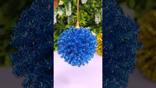 DIY Ball Ornaments for Christmas Tree Decorations🎄christmas shorts ornaments decor decor diy [upl. by Osbert103]