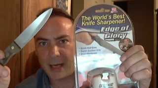 Edge of Glory Knife Sharpener Review As Seen On TV [upl. by Gustafsson]