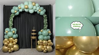 Balloon Arch Tutorial [upl. by Pride]