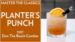 Master The Classics Planters Punch 1937 Don The Beachcomber [upl. by Issy]