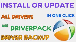 Use Driverpack to Install Update Drivers Offline  Create Backup of Windows 10 Driver in DriverPack [upl. by Notlit]