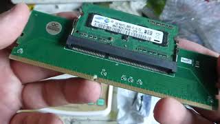 Адаптер ddr3 SODimm DDR3 [upl. by Arhez]