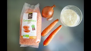 Recette Bio  Soupe de lentilles corail [upl. by Janik924]