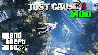 LA CIUDAD FANTASMA JUST CAUSE 3 MOD EN GTA 5 [upl. by Ahsaeit]