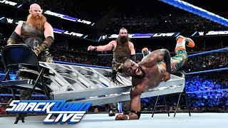 New Day vs Bludgeon Brothers  SmackDown Tag Team Title No DQ Match SmackDown LIVE Aug 21 2018 [upl. by Eissoj]