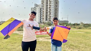 Kite Fighting Challange in Ground  Kite Flying  Kites Vlog [upl. by Gross]