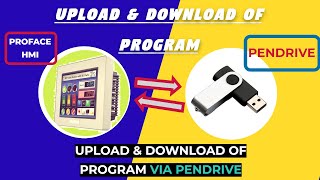 Proface HMI Program Download via Pendrive [upl. by Samot]