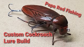 Custom cockroach fishing lure [upl. by Fellows]