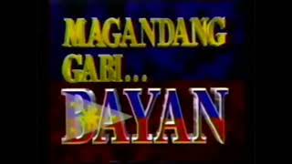 Magandang Gabi Bayan 10th Anniversary Episode Part 2 Teaser 22AUGUST1998 [upl. by Enilekaj]