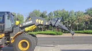 XCMG XC958 Tool Carrier Wheel Loader with crane jib and quich change for sale [upl. by Herve]