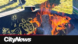 Sacred fire burning in Winnipeg for toddler killed [upl. by Pogah508]