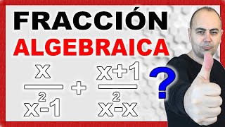 💥SUMA DE FRACCIONES ALGEBRAICAS 💥 Operación de Fracción Algebraica 10 [upl. by Luaped]