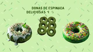 Donas de espinaca 🍩 [upl. by Cointon447]