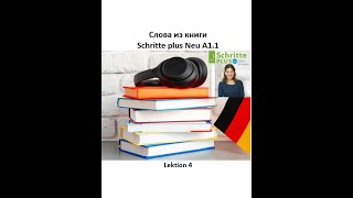 Слова из книги Schritte plus Neu A11 Lektion 4  словарный запас по лекциям [upl. by Assetan]