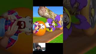 Troll Squid Game Lock Key Wooden Door vs Log Rolling Wheel Challenge Granny Loser shortsvideo [upl. by Nies416]