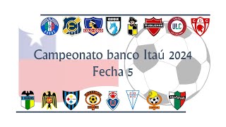 Campeonato chileno primera división 2024 Fecha 5 [upl. by Corrinne272]