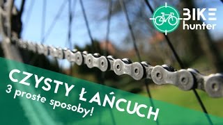 CZYSZCZENIE ŁAŃCUCHA ROWEROWEGO  3 PROSTE SPOSOBY [upl. by Mount616]