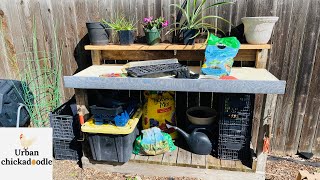 DIY Potting Table Bench [upl. by Eichman]