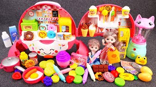 7 Minutes satisfying with unboxing donut backpack kitchen playset compilation ASMR review toys [upl. by Zealand]