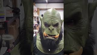 The Warrior Silicone Full Mask with beard and eyebrows [upl. by Ahsimaj403]