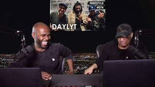 Daylyt Freestyle w The LA Leakers  Freestyle 074 REACTION PART 1 [upl. by Anaibaf]