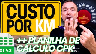 CPK COMO CALCULAR CUSTO POR KM E PRODUTIVIDADE DO TRANSPORTE [upl. by Nnyliak]